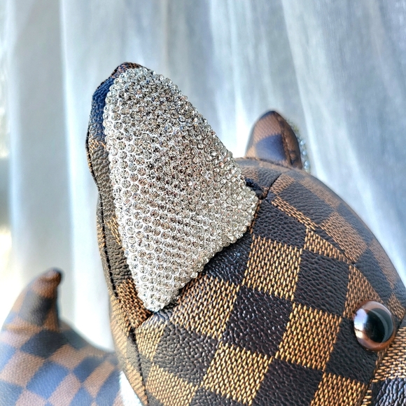 LV Checker Print Dog - Picture 5 of 6